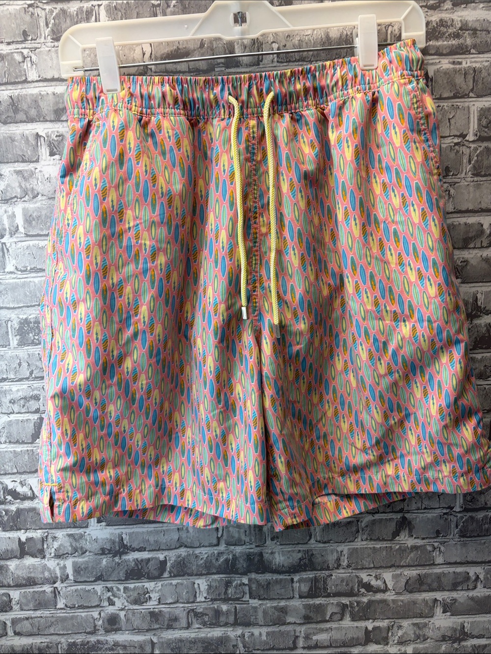 Peter Millar Pastel Pink Multi-Color Swim Trunks
